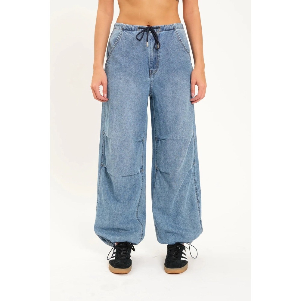 DAZE Denim Jetset Jogger Sz 26 (29) High Rise 90's Retro Cinched Ankle MSRP $122 - Picture 2 of 14